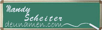 Mandy Scheiter Visitenkarte